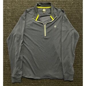 FootJoy Mens Golf Conway Farms Pullover Quarter Zip  Performance Large